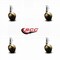 Service Caster 2 Inch Windsor Antique Ball Caster - 7/16 Inch Grip Ring Stem - SCC, 4PK SCC-GR01S20-DCS-WA-71678-4 - alternate 3